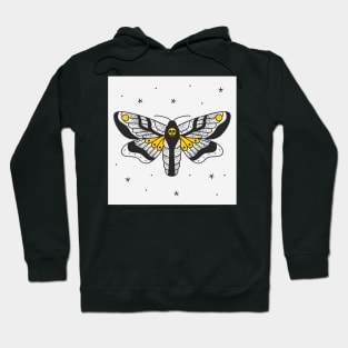 Old school tattoo moth Hoodie